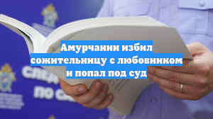 Амурчанин избил сожительницу с любовником и попал под суд