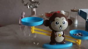 Новая игрушка обезьянка-весы🐵