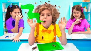 Ева и ее друзья рассказывают правила безопасности в школе