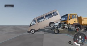 BeamNG.drive авария в тотал