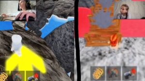 побег от злой бабушки 😱