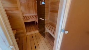 Каркасная модульная баня Скандинавия 6х2,4 м от компании Кедр-Баня