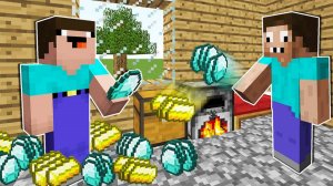 Про говорит нубу только да 24 часа в Майнкрафте DakPlay DakPlay ДакПлей ДакПлей