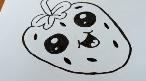 Клубничка. рисуем Вместе.