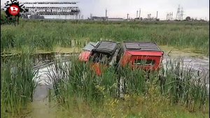 Вездеход испытывает специалист МинПрироды. Омская область. 500 дней на вездеходе.