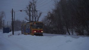 Трамваи Tatra T6B5SU-3177 и Tatra T6B5SU-1038