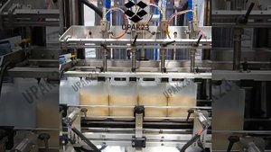 Узел поршневого розлива LPF-1000/4 с конвейером (поршневик со шлангами)