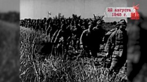 "Сводки с фронта". 22 августа 1945 г.