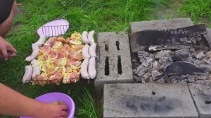 ШАШЛЫК КОТОРЫЙ ХОЧЕТСЯ подвал ильича Готовлю на каменном мангале шашлык и колбаски для гриля