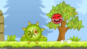 Красный Шар в игре Bounce Ball 5 Уровни 41-45 Босс