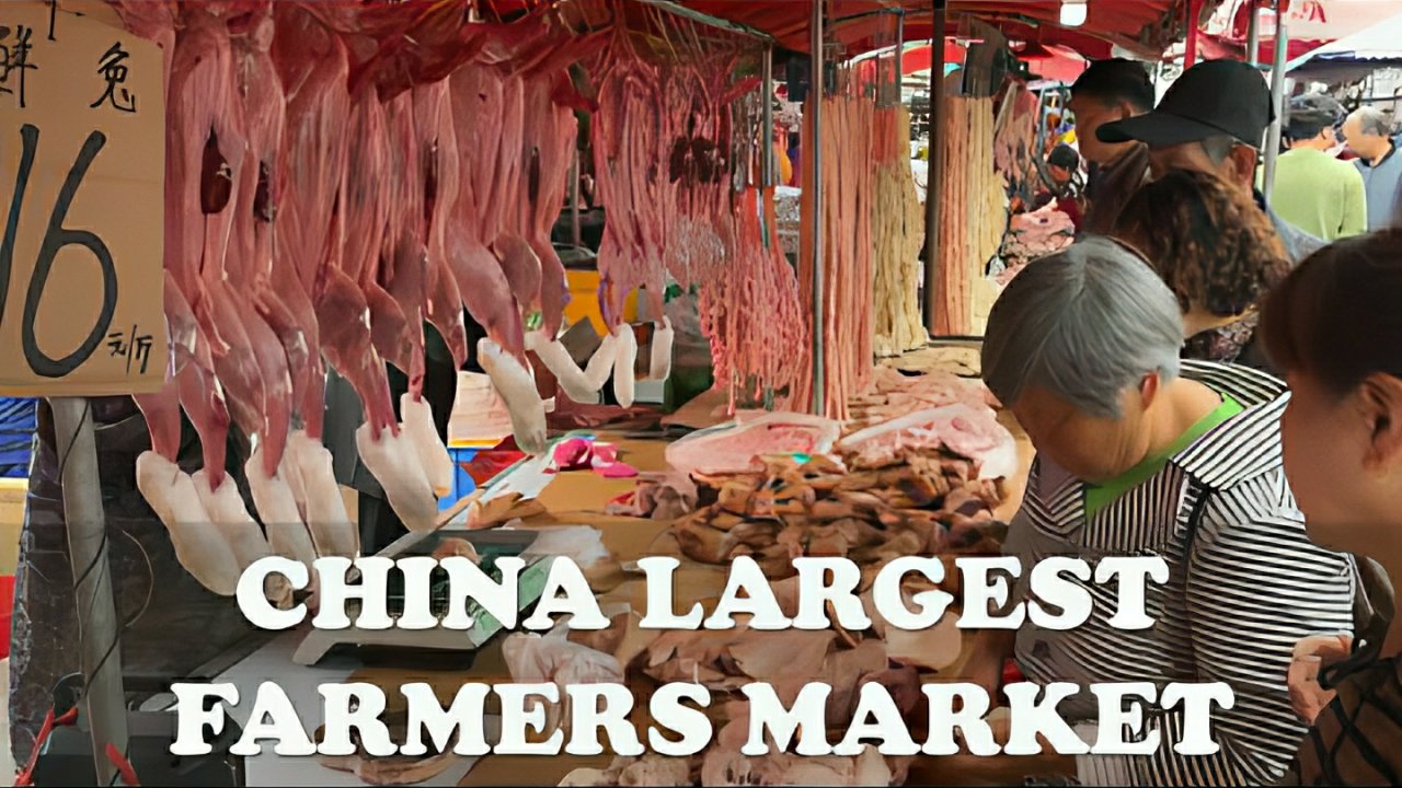 Китайский рынок фермерских товаров. Чего здесь только нет