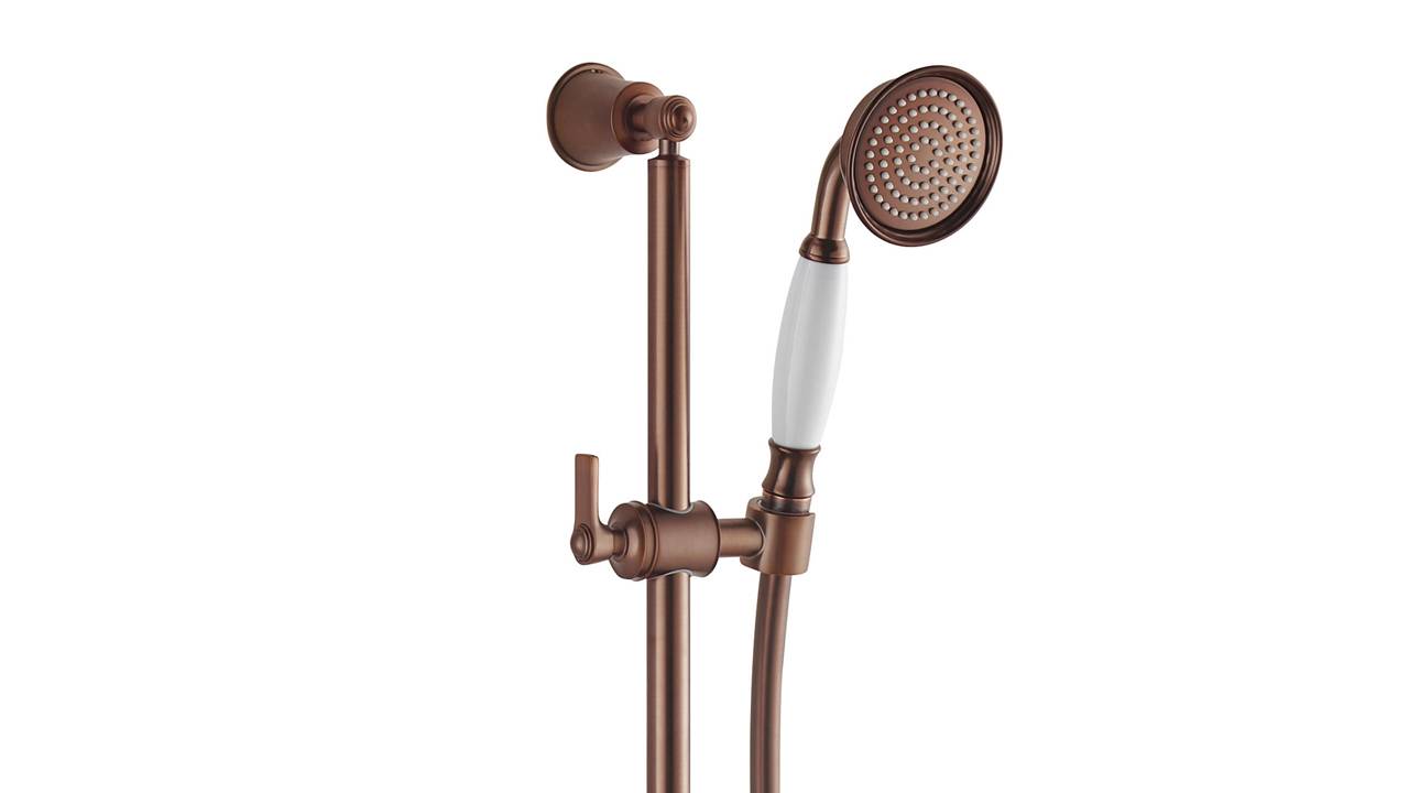 Распаковка душевого комплекта в шоколадно-коричневом цвете Swedbe Terracotta Art 2533 смотреть онлайн