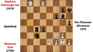 Кардосо Радольфо Тан против Михаила Таля. Лас-Пальмас (Испания), 1975.