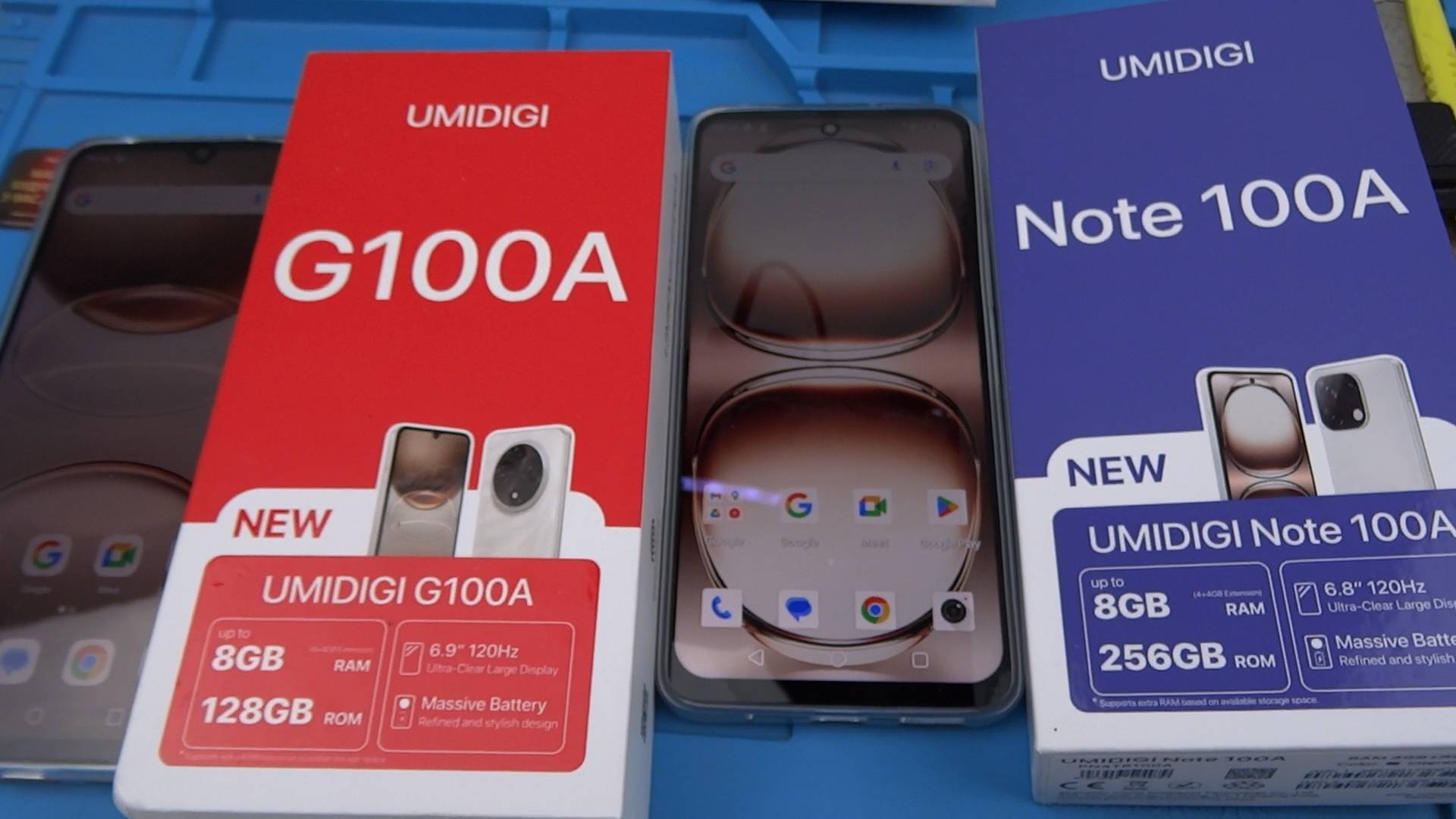 Umidigi Note 100A и Umidigi G100A ОЧЕНЬ БЮДЖЕТНЫЕ недорогие андроид смартфоны распаковка смотреть онлайн