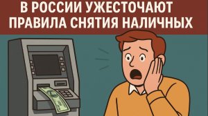 Новости недели. с 1 сентября ужесточают правила снятия наличных