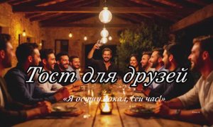 Тост для друзей | | Авторская песня, которая заставят вас позвонить близким