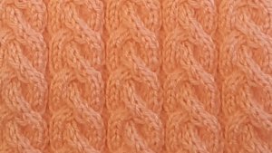 узор спицами,коса #15#