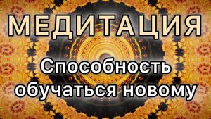 Способность обучаться новому. Трансформационная Медитация.