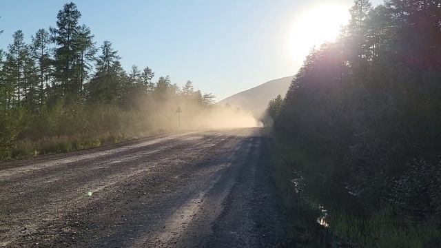 1. Колымская трасса от Магадана до границы с Якутией. 1 part. The Kolyma highway to the border with