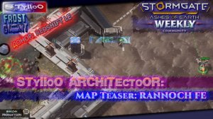 STORMGATE STylloO: MAP Ladder, Rannoch FE Teaser