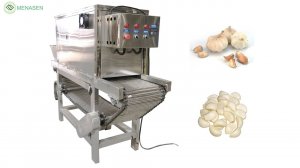 MNS-TP200 200KG-1000KG Automatic Continuous Convey Garlic Cloves Peeling Processing Peeler Machine