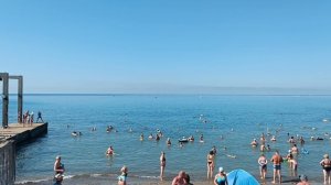 Лермонтово море пляж 🌊☀