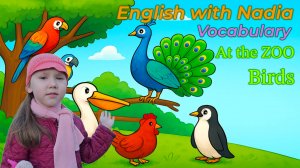 At the Zoo (Eco-Park) - Vocabulary Birds / В зоопарке (Эко-Парк) - Лексика Птицы