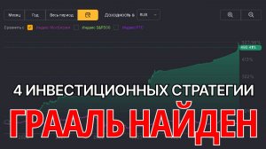 4 инвестиционных стратегии. Торгую всего лишь 1 раз в месяц. Доходность 30% годовых.