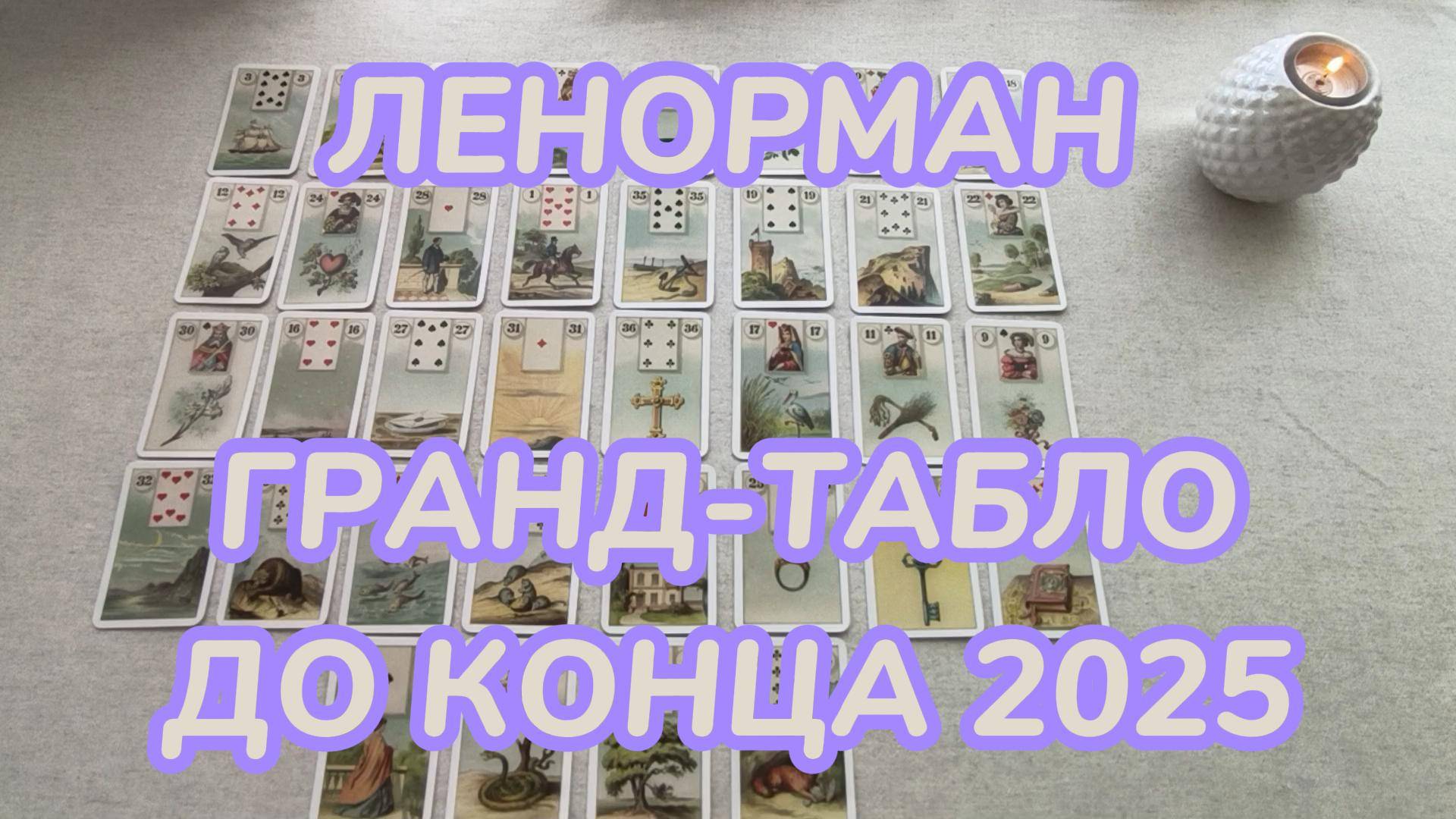 ГРАНД ТАБЛО ЛЕНОРМАН / РАСКЛАД