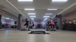 СТЕП АЭРОБИКА ЦЕЛАЯ ТРЕНИРОВКА / STEP AEROBICS