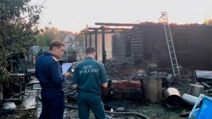 Два ребенка погибли при пожаре в частном доме в Клину