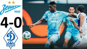 Зенит разгромил Динамо Махачкала! На уровне на классе! Обзор матча!