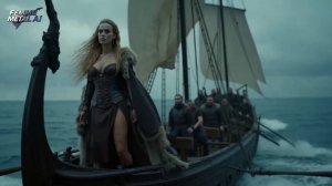Viking Metal Lagertha – Under the Blood Moon - Femme Metal IA