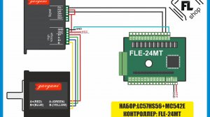 0003_Обзор и настройка комплекта шагового LC57HS56 и драйвера MC542E