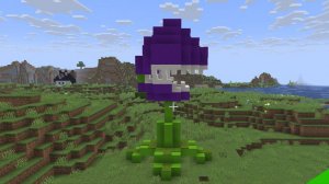 Майнкрафт, но я построил чомпера из игры PvZ