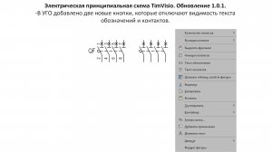 Электрическая принципиальная схема TimVisio. Обновление 1.0.1.