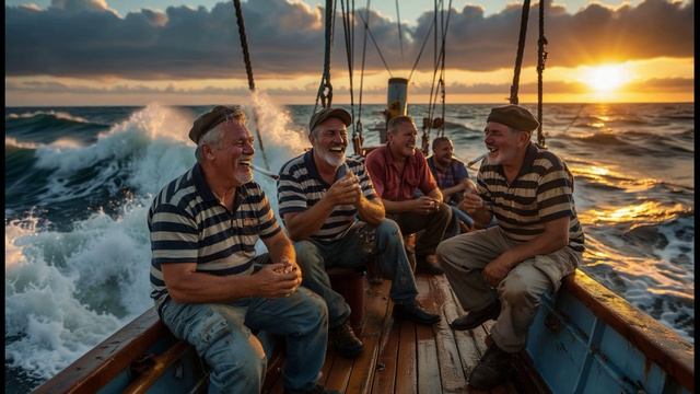 На палубе матросо