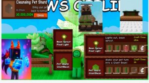 Новое обновление гороховое Часть 2 крафт гороховый в вырасти сад в роблоксе