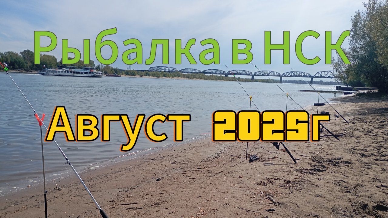Рыбалка в Сибири на реке Обь в августе 2025г
