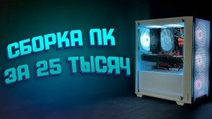 СБОРКА ИГРОВОГО ПК ЗА 25 ТЫСЯЧ РУБЛЕЙ