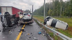 Цистерна с углекислотой взорвалась при ДТП в Нижегородской области