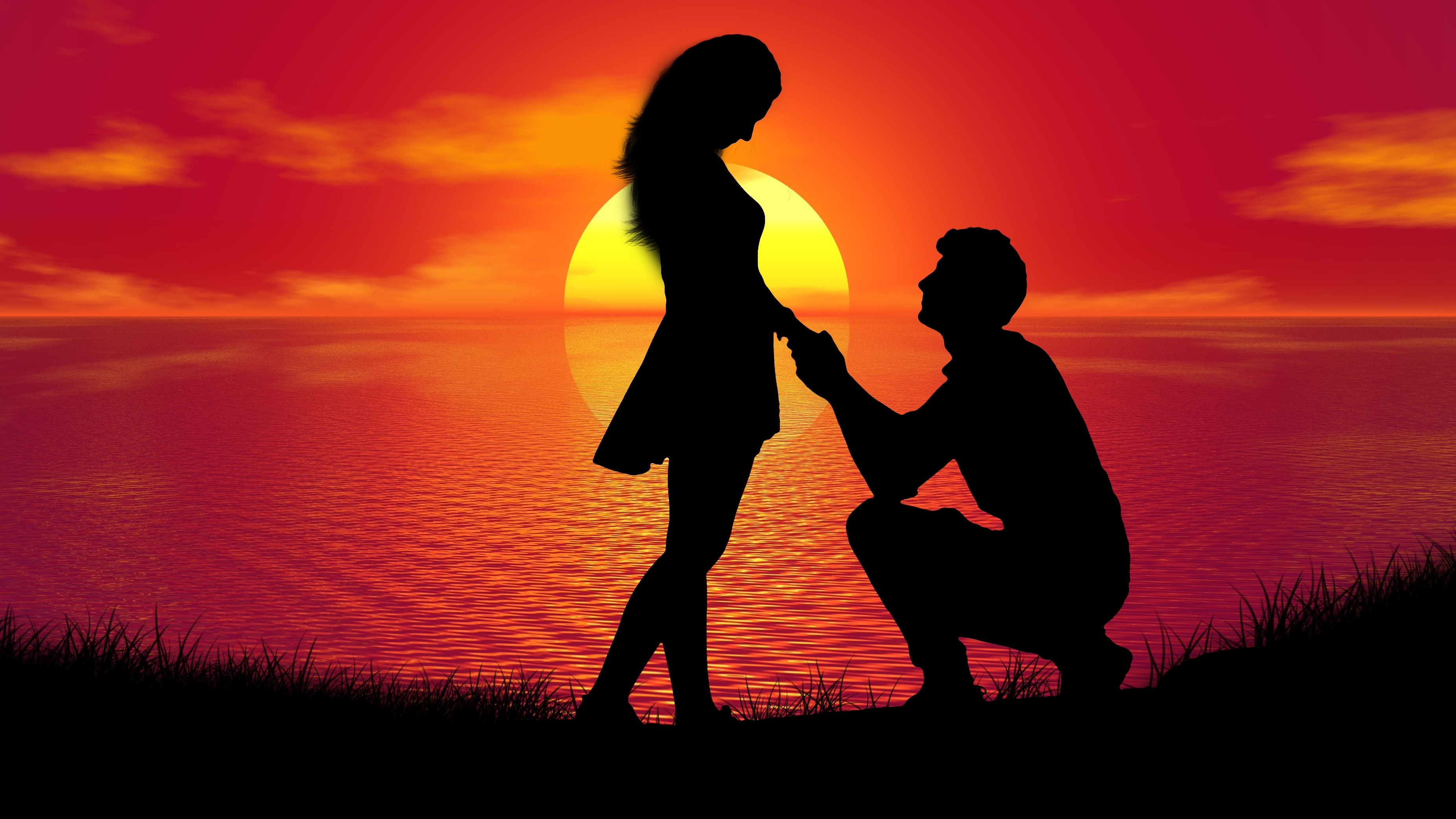 Свадьба для двоих (Романтическое видео про влюблённых)