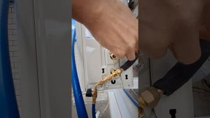 Вакуумирование трассы кондиционера