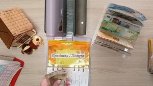 С обзором покупок/ распределение денег по конвертам/ 19 500 ₽ + 200 ₽/ 23.08.25