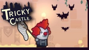 Рыцарь - Клоун ловец Летучих Мышей в игре Tricky Castle!