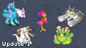 Эволюция Острова Мифов - Все Полные Песни (My Singing Monsters, Мои Поющие Монстры, Msm, Мсм)