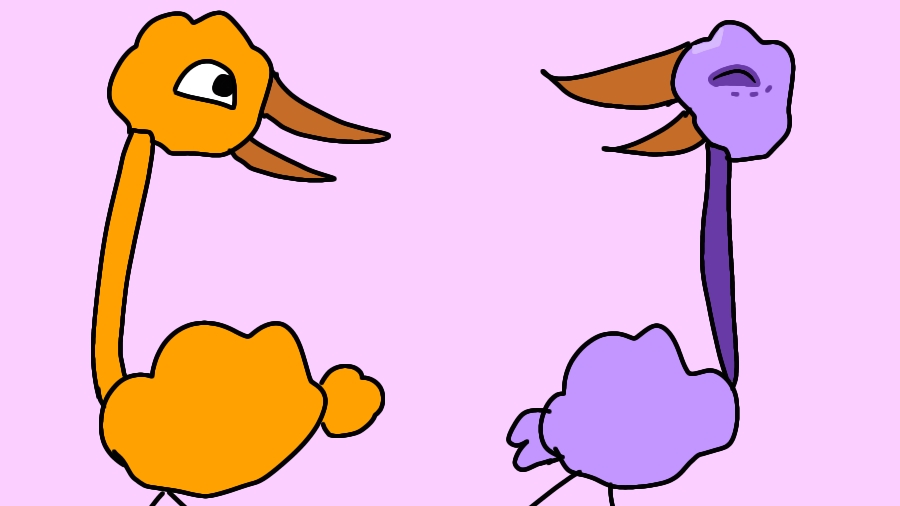 ленивый Эдит хромоптиц/страусиный мир