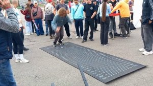 Прыжок с места - благотворительный забег по берегу город Орёл