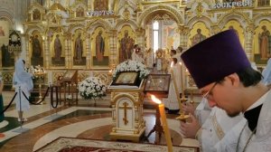 В навечерие Недели 11-й по Пятидесятнице всенощное бдение возглавил Преосвященнейший епископ Герман