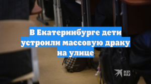 В Екатеринбурге дети устроили массовую драку на улице